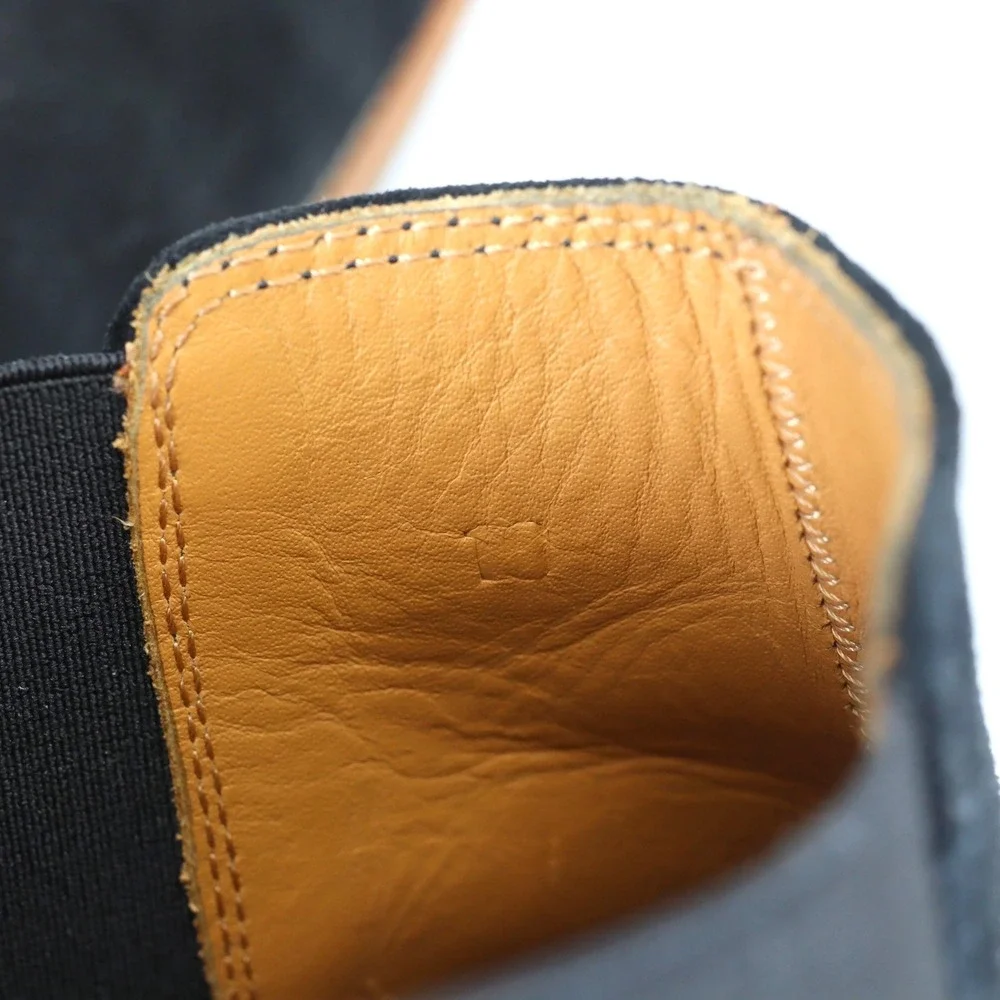 ORO Los Angeles Chelsea Boots Mens 10 Black Suede Crepe Sole Casual Dress Shoes